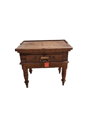 RAW MATERIALS®  Mesa de pago de madera de teca