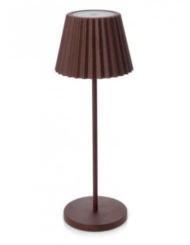 Lámpara de exterior recargable LED COQUETTE color marrón Italian Outdoor®