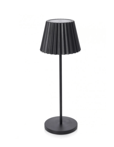 Lámpara de exterior recargable LED COQUETTE color negro Italian Outdoor®