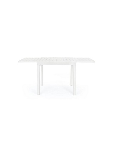 Mesa extensible de jardín IRMA aluminio blanco. Terrazza®