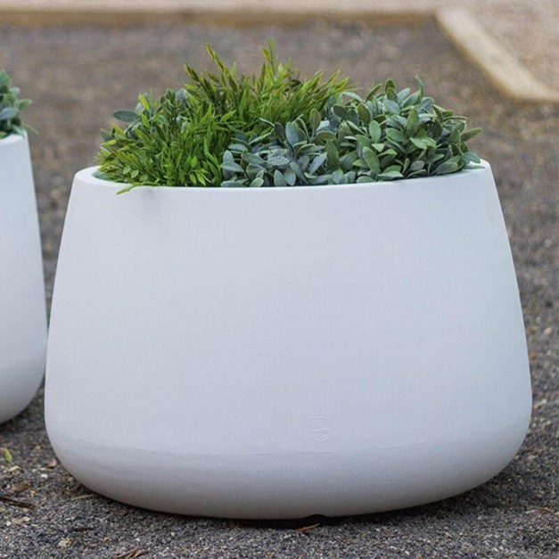 Macetero CAMELIA 80 cm color blanco Essentials®