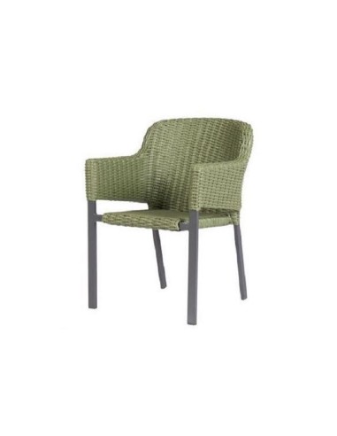 Hartman ® CAIRO silla de jardín color verde, incluye cojín