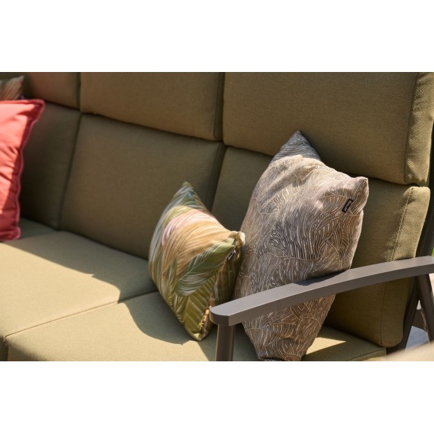 Cojín decorativo ALBA Verde (50x30x14 cm)- Estampado vegetal multicolor- Hartman® 2