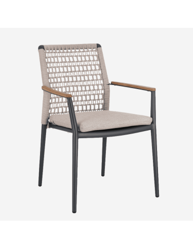 Silla de jardín apilable NATANIA-...