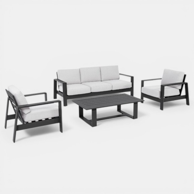 Conjunto de jardín Lounge ÁRTICO Antracita – Conjunto de... 2