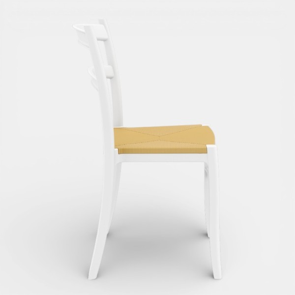 Silla TIFFANY-S Apilable Siesta Exclusive® vista lateral