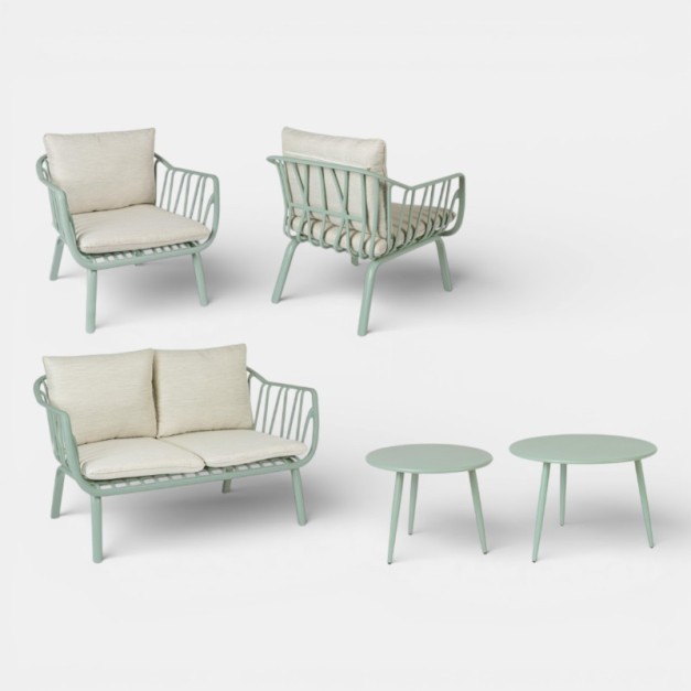 Conjunto de jardín SANTORINI de exterior color verde... 2