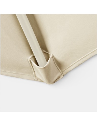 Detalle de la cubierta del parasol VOYAGER Platinum® resistente al sol