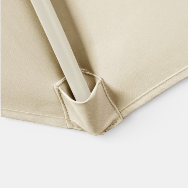 Detalle de la cubierta del parasol VOYAGER Platinum® resistente al sol