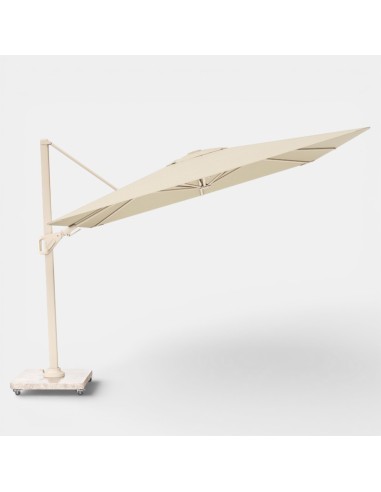 Parasol lateral NEXUS 3x3cm Platinum® con estructura de aluminio