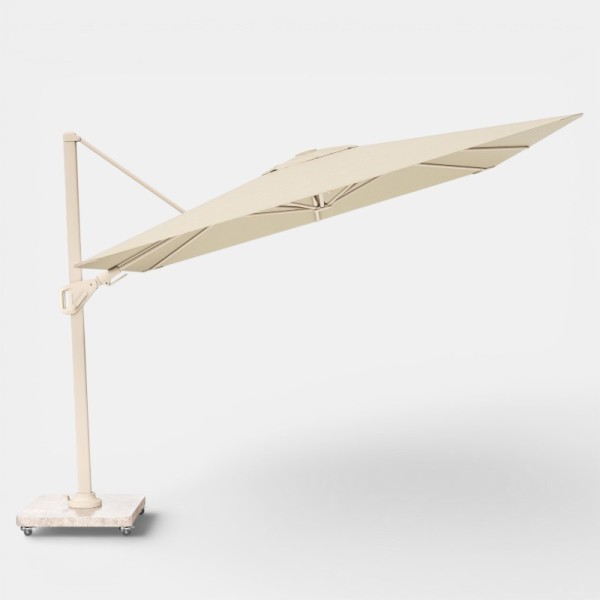 Parasol lateral NEXUS 3x3cm Platinum® con estructura de aluminio