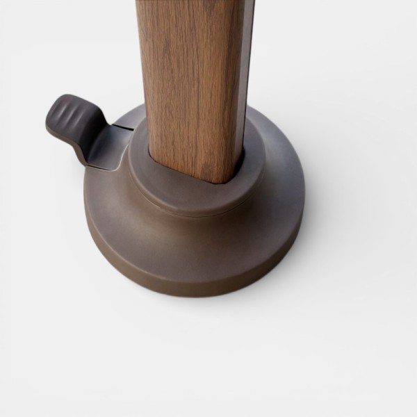 Detalle del soporte del mástil del parasol NEXUS Platinum®