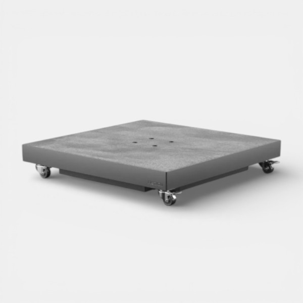 Sombrilla Voladiza Challenger T2 Glow 300x300 Light Grey con LED PLATINUM®