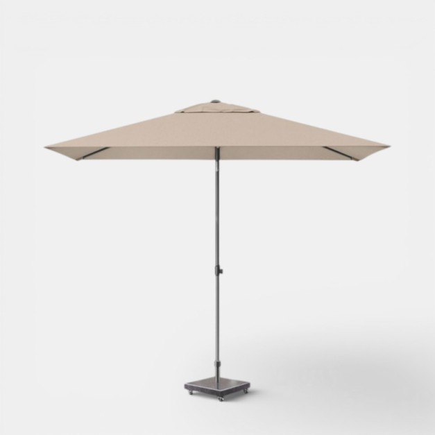 Sombrilla de jardín Lisboa 210x150 cm taupe Platinum® para terraza y balcón