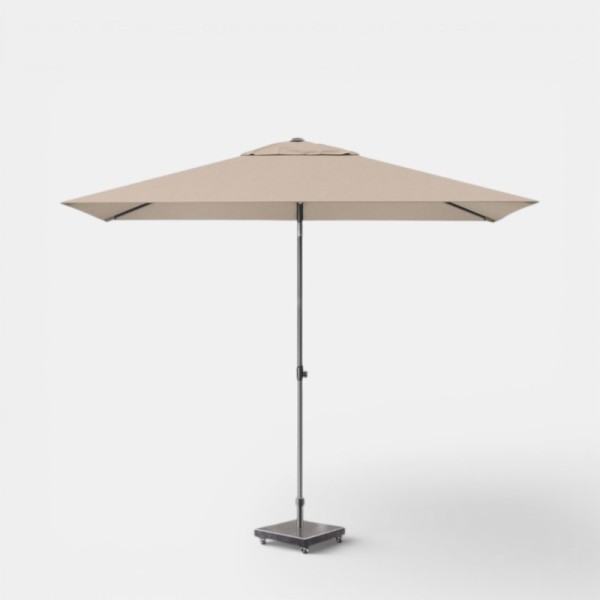 Sombrilla de jardín Lisboa 210x150 cm taupe Platinum® para terraza y balcón