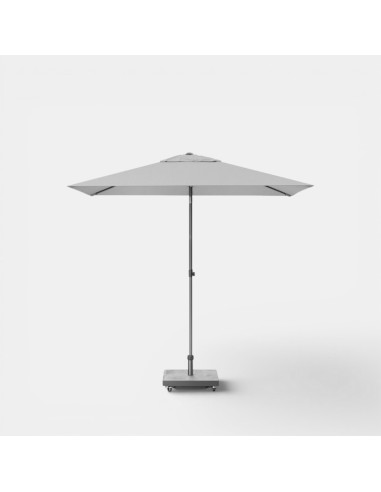 Sombrilla de jardín Lisboa 210x150 cm light grey Platinum® para terraza y balcón