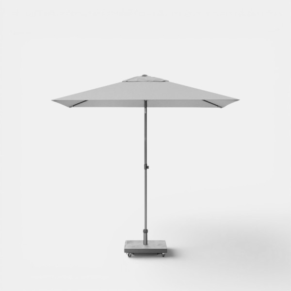 Sombrilla de jardín Lisboa 210x150 cm light grey Platinum® para terraza y balcón