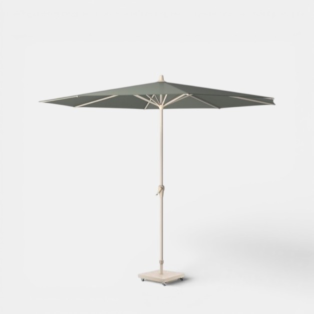 Sombrilla de jardín Riva Sandstone Ø300 cm olive Platinum® para terraza y jardín