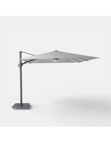 Parasol RIVA 3x3 cm Platinum® con mástil lateral de aluminio