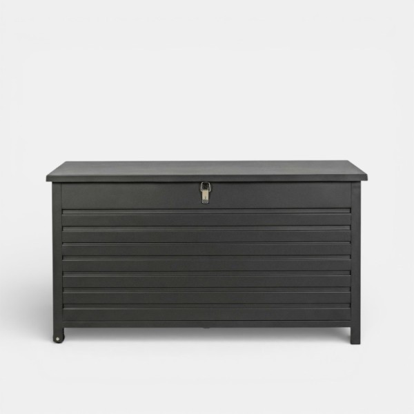 Baúl de exterior COS vista frontal antracita "S" TERRAZZA COLLECTION®