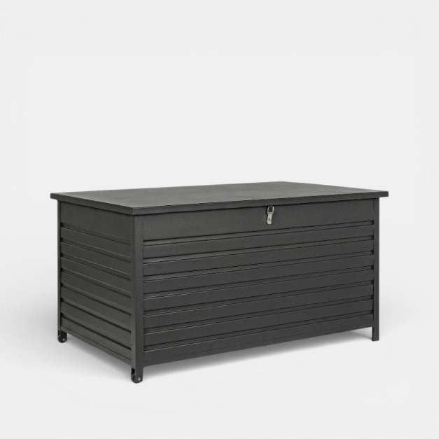Baúl de exterior COS vista frontal antracita "S" TERRAZZA COLLECTION® 2