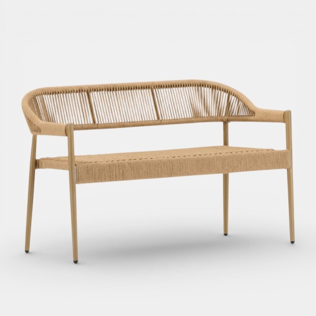 Banco de jardín LOMBOK dentro de un ambiente exterior decorado 2