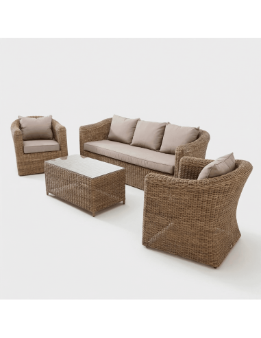 vista diagonal conjunto de jardín Bali