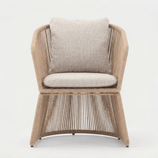 Silla de jardín KAORI de exterior color natural essentials®