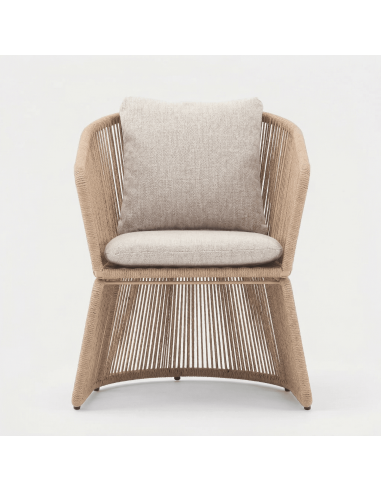 Silla de jardín KAORI de exterior color natural essentials®