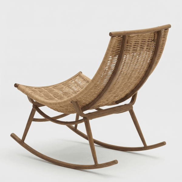 Hamaca mecedora de jardín ZUMA de exterior color natural ESSENTIALS®