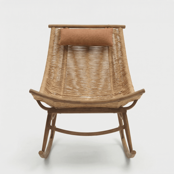 Hamaca mecedora de jardín ZUMA de exterior color natural ESSENTIALS®