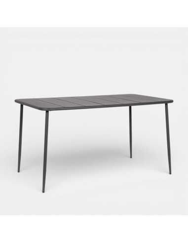 Mesa de jardín KALIMA antracita lateral TERRAZZA COLLECTION®
