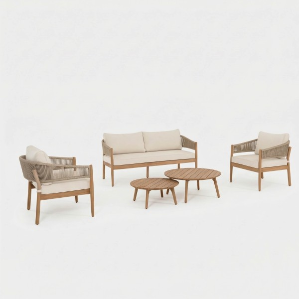Conjunto de jardín lounge MEDITERRÁNEO FSC Terrazza Collection®