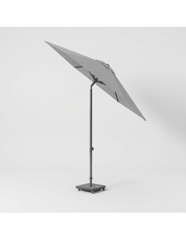 Sombrilla de jardín Lisboa Ø250 cm gris claro Platinum® para terraza y jardín