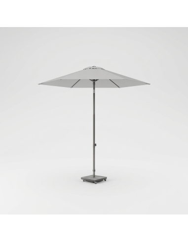 Parasol Lisboa Ø250 cm gris claro Platinum® con mástil de aluminio