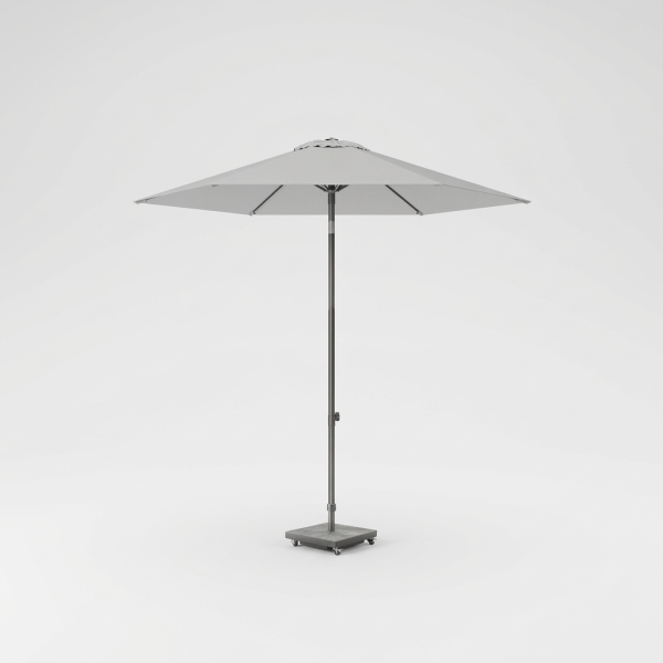 Parasol Lisboa Ø250 cm gris claro Platinum® con mástil de aluminio