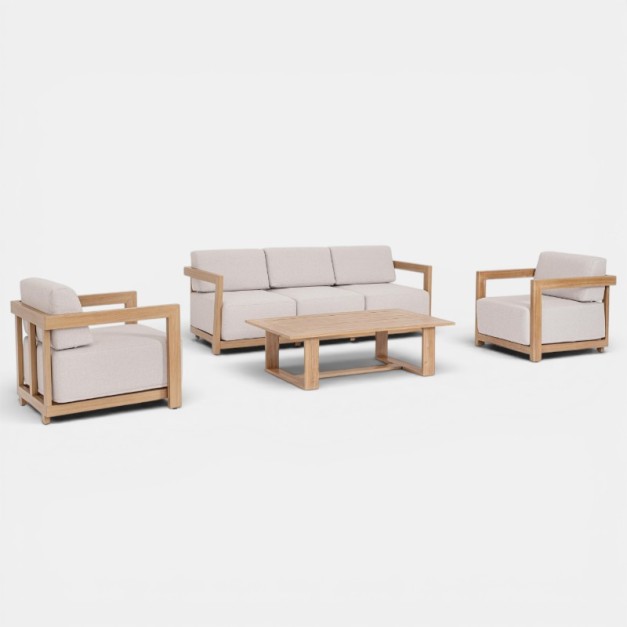 Set de jardín lounge NOVA vista frontal del conjunto TERRAZZA COLLECTION® 2