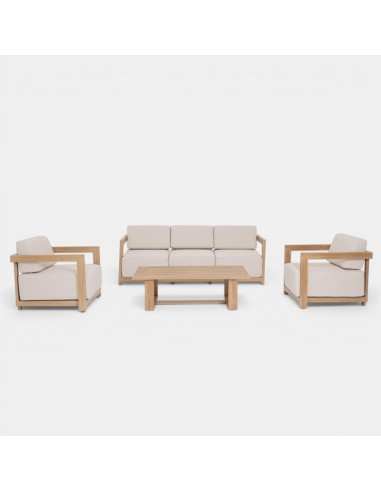 Set de jardín lounge NOVA vista frontal del conjunto TERRAZZA COLLECTION®