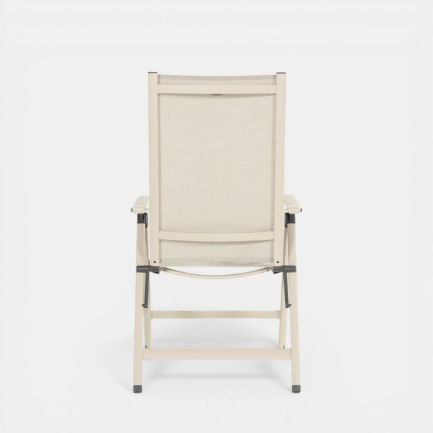 Silla reclinable de jardín ARUBA vista con posiciones ajustables HARTMAN® 2