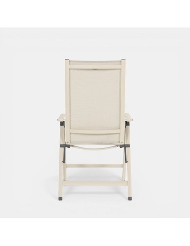 Silla reclinable de jardín ARUBA vista trasera HARTMAN®