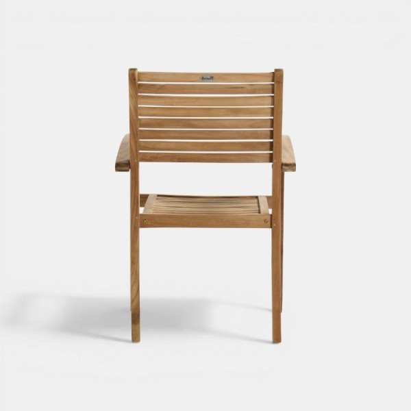 Silla de jardín SUNDERLAND de exterior en madera de teca Hartman®