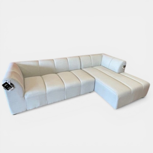 Sofá chaise longue de jardín TOM con tejido Sunbrella®...