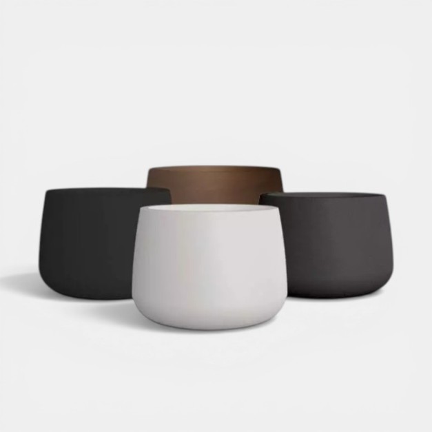 Macetero CAMELIA 80 cm color blanco Essentials® 2