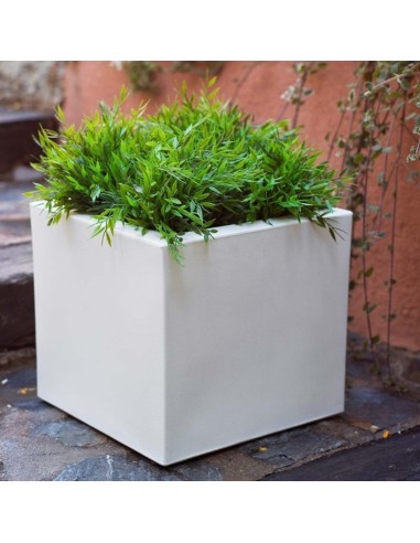 Macetero NARCISO 35 cm color blanco Essentials®