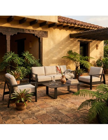 Set terraza Lounge ÁRTICO Antracita –...