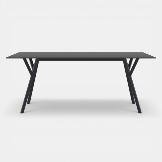 Mesa de jardín MAX 180x90 cm. Color negro Siesta Exclusive®