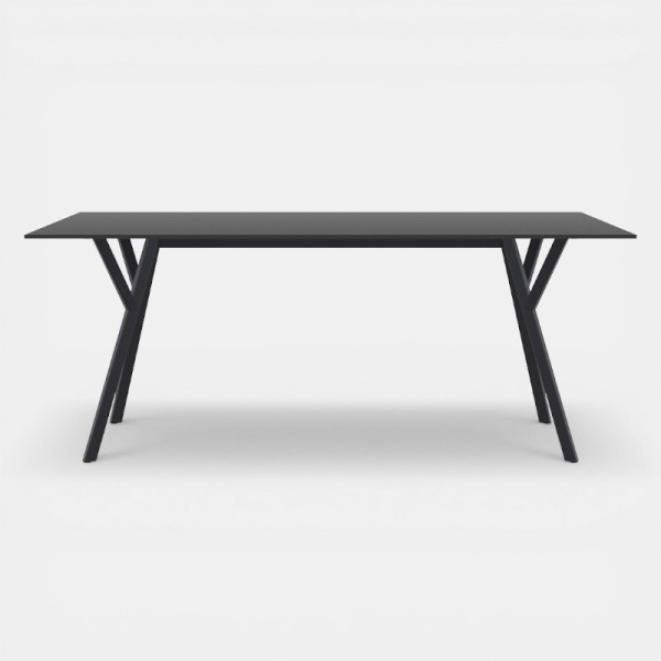 Mesa de jardín MAX 180x90 cm. Color negro Siesta Exclusive®
