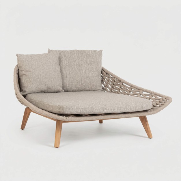 Daybed cama de exterior COBÁ color narural-teka -...