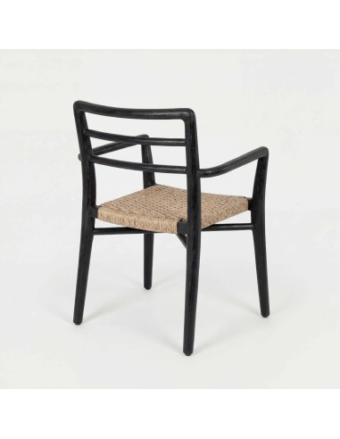 Silla ZAHARA vista trasera con estructura de teca Terrazza®