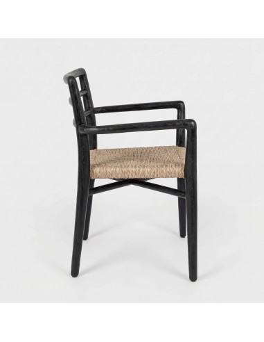 Silla ZAHARA vista lateral con reposabrazos Terrazza®